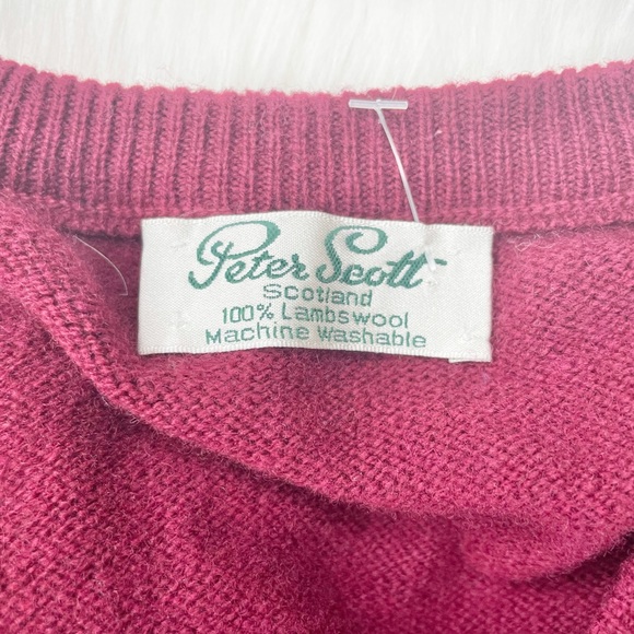 Peter Scott vintage Lambswool Golf Knit Sweater - Picture 10 of 15